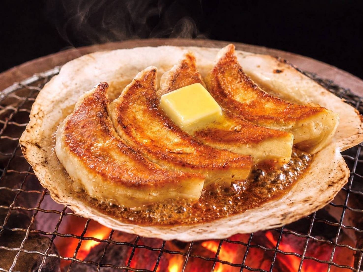 食事処七福 ホタテバター餃子